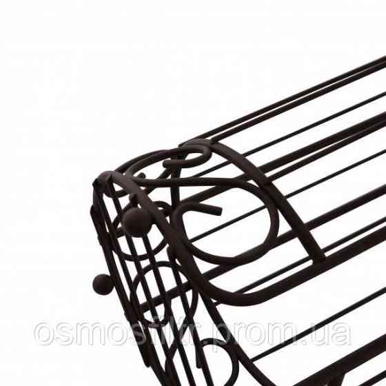 Тримач для туалетного паперу Axentia Ностальджі порошкова фарба коричневий Ø 15 Н 57 см (282082) Київ