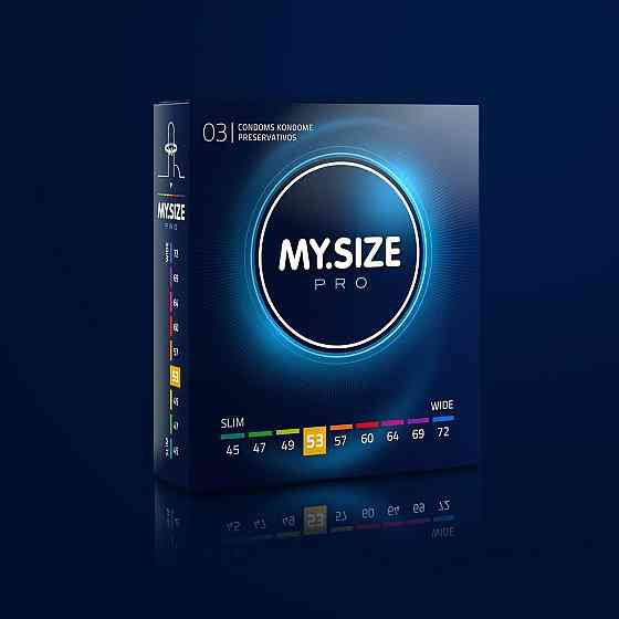Презервативи - My.Size Pro 53, 3 шт. Sex Aura Київ