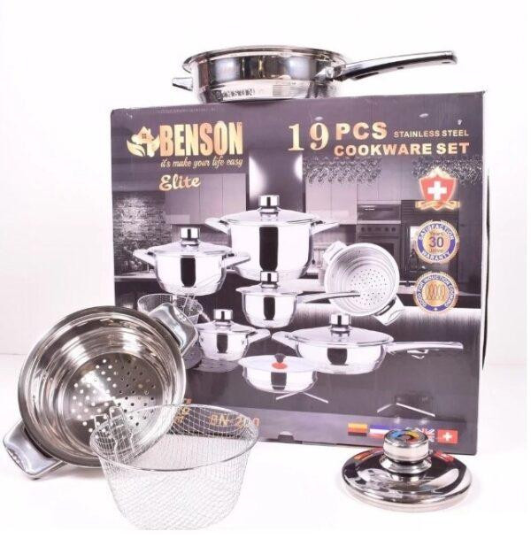 Набор посуды нерж 19 предметов BN-200 (1 шт) Одесса - изображение 2