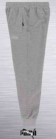 Мужские зауженные штаны Puma Sweat Pants, ткань капа клетка Киев