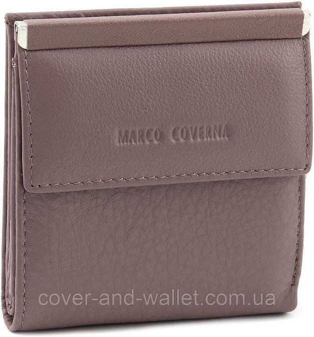 Пудровый женский кошелек небольшого размера из натуральной кожи Marco Coverna MC 213 Киев - изображение 1