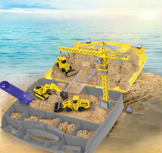 Набір кінетичного піску в кейсі Dynamic Sand кінетичний пісок у валізі з краном та екскаватором ( 25313 ) Харків