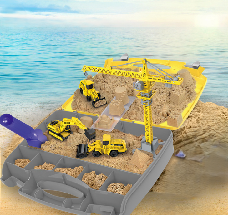 Набір кінетичного піску в кейсі Dynamic Sand кінетичний пісок у валізі з краном та екскаватором ( 25313 ) Харків - фото 2
