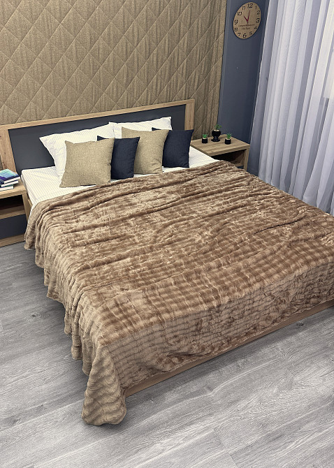 Плед-покривало 200х230 см (+-5см) Soft Night Карамельний (87-136) Київ - фото 4