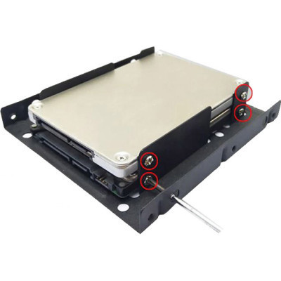 Фрейм-перехідник Maiwo 2x2.5&quot; HDD/SSD 3.5&quot; (K11) Вінниця - фото 8