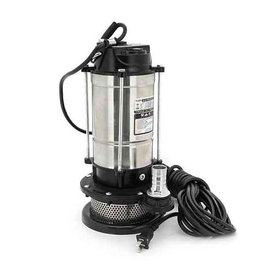 Погружающий насос, 1100W, 220V, до 4м3/ч, подъем до 26м, 25мм, нержавеющая сталь, 410х195х225 мм, 11 кг. + переходник Киев