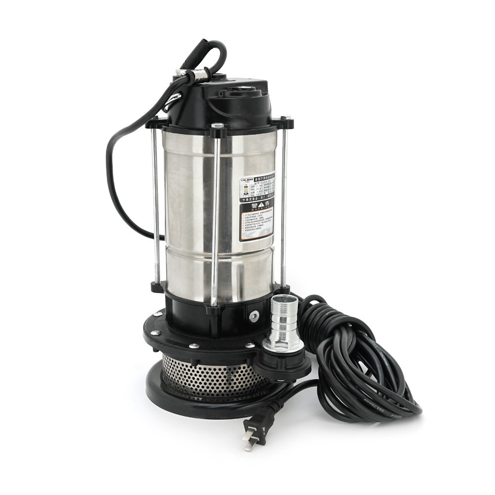 Погружающий насос, 1100W, 220V, до 4м3/ч, подъем до 26м, 25мм, нержавеющая сталь, 410х195х225 мм, 11 кг. + переходник Киев - изображение 1