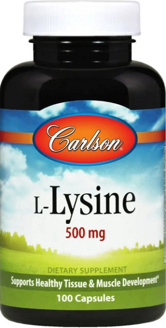L-лизин Carlson L-Lysine 500 мг 100 капс Киев - изображение 1