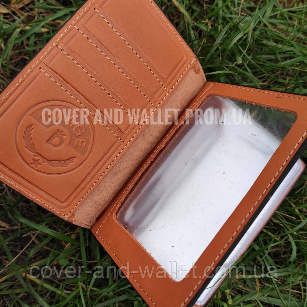 Солідна обкладинка на документи водія з натуральної шкіри жовтого кольору ST Leather Київ - фото 8