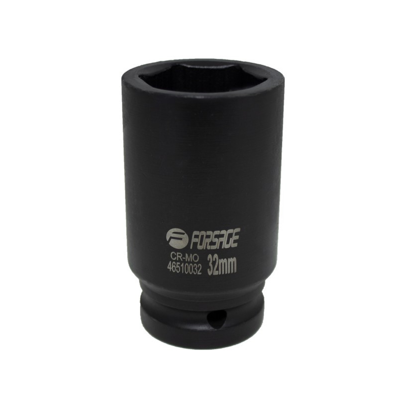 Головка ударна глибока 3/4" 6-гранна 32мм Forsage F-46510032 Одеса - фото 1