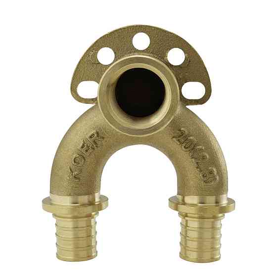 Кутник настін. з наскрізн.проход.та ВР Koer KA.LW20-06F-20 - 20(2.8mm) x 1/2"F x 20(2.8mm) (KR4883) Київ