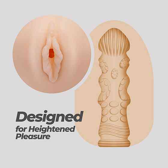 Мастурбатор-яйце, вагіна CRUSHIOUS EZY EGG THE Expert, реалістичний Sex Aura Київ
