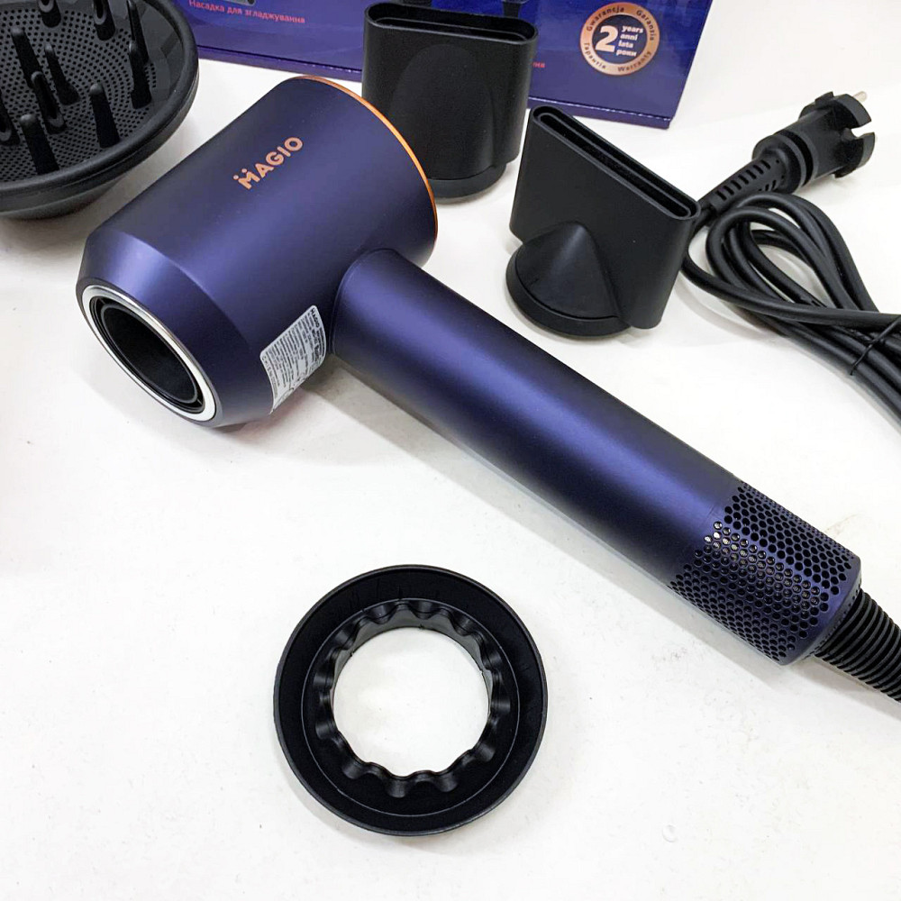 Дорожній фен для волосся MAGIO MG-162 1500 Вт, Фен для дому та салону дорожній укладання VX-20 Київ - фото 5