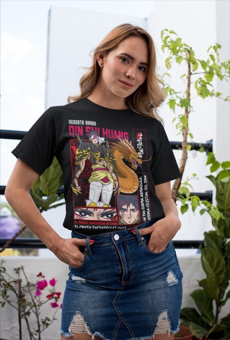 Футболка з аніме принтом Схууматсу Но Валкйріе Кін оверсайз (S/M/L) Чорний AnimeJ0166 Дніпро - фото 3