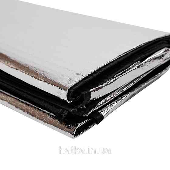 Підстилка під намет 195х143 см алюмінієва плівка вологостійка підстилка кемпінг з фольгованим покриттям Київ