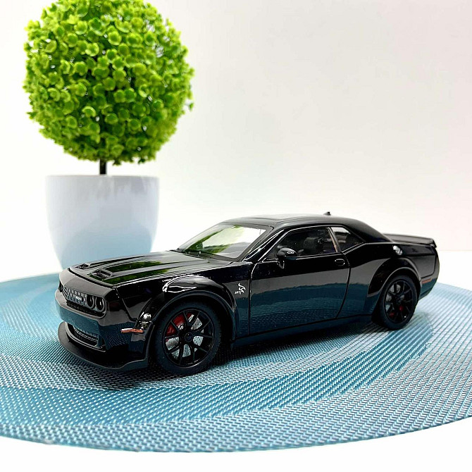 Машинка металева Авто Експерт Chevrolet Camaro 1:24 відчиняються двері капот багажник світло/звук Чорна (GT-12099) Чернігів - фото 10