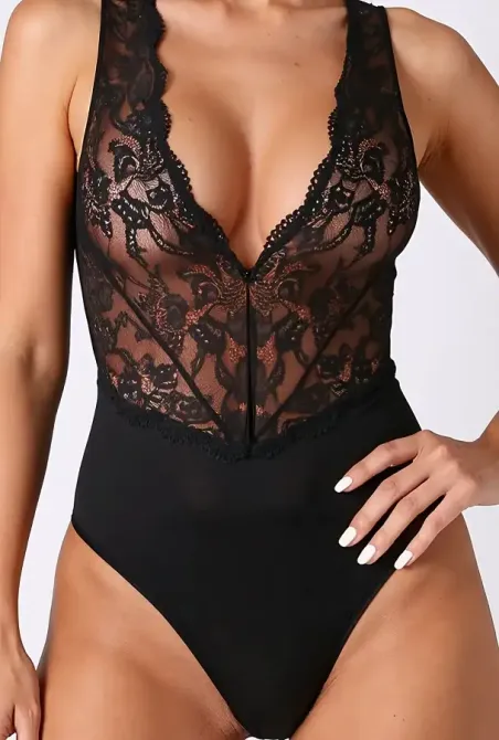 Боді Passion EVALIE BODY black M Львов - изображение 5