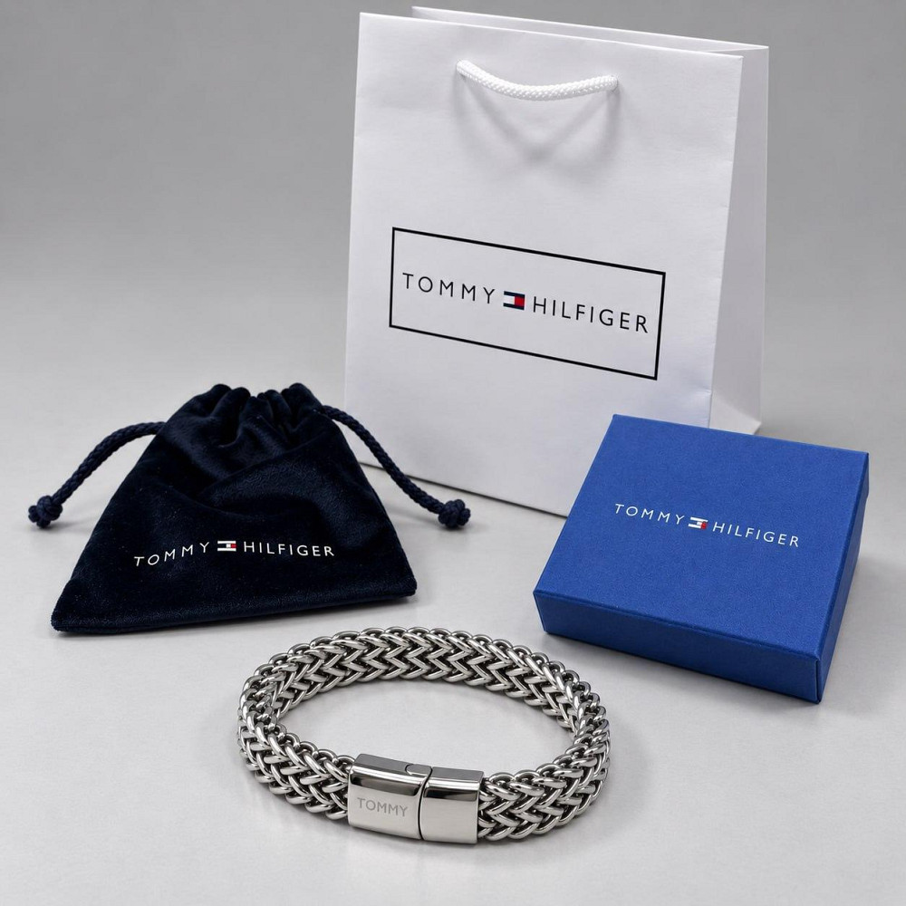 Мужской брендовый браслет Tommy из нержавеющей стали (50113) Киев - изображение 9