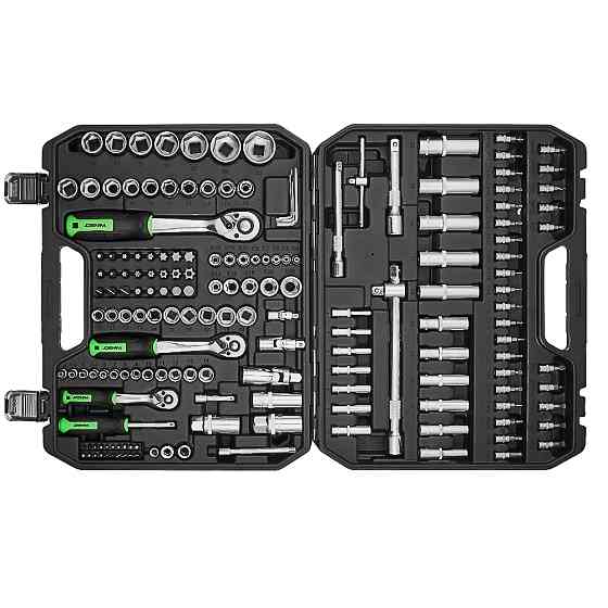 Професійний набір інструментів в кейсі Winso Pro 1/2", 1/4", 3/8" 72T, CR-V, 171од. Львів