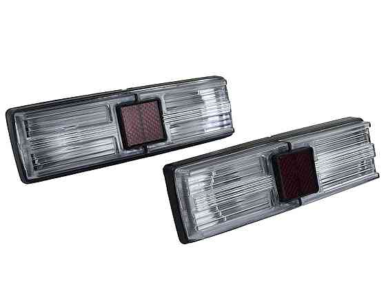 Фонарь задний (черный корпус) тюнинг белый/белый (к-кт 2 шт) 21011 Мукачево