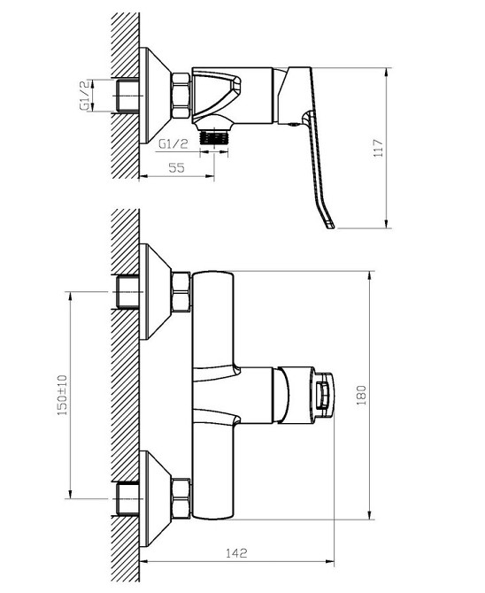 Змішувач для душа Haiba Adel 003   ( HB1005 ) 20646 Харьков - изображение 2