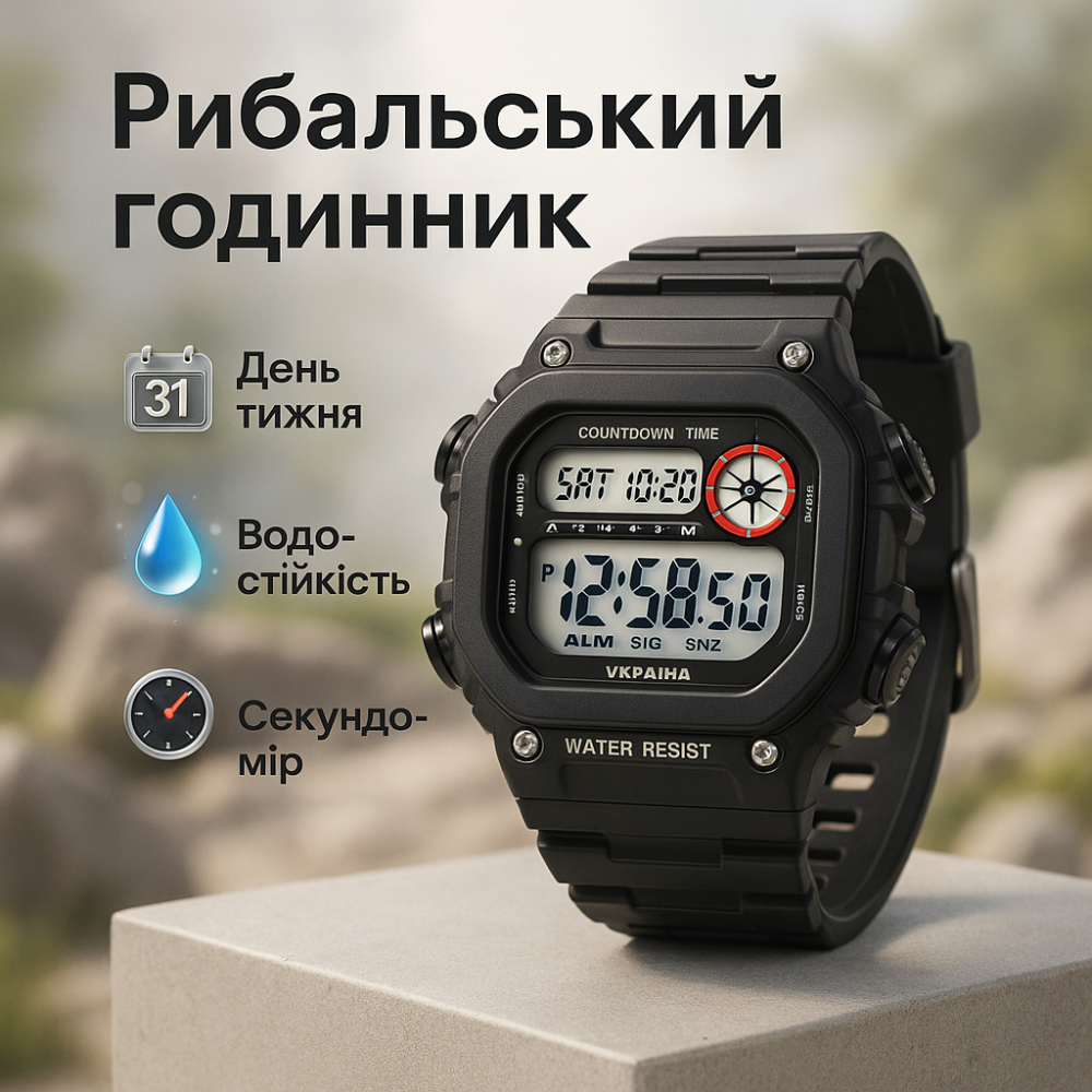 Годинник військовий з офіційною гарантією SKMEI 6212/2126BKWT, Оригінальний чоловічий годинник BQ-31 Львів - фото 17