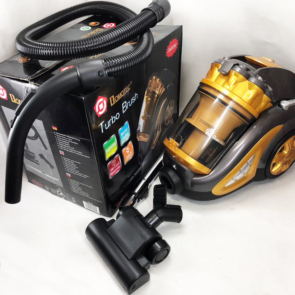 Пылесос с моющимся контейнером, Легкий пылесос для квартиры Контейнерный с циклонным фильтром CJ-68 Львов - изображение 13