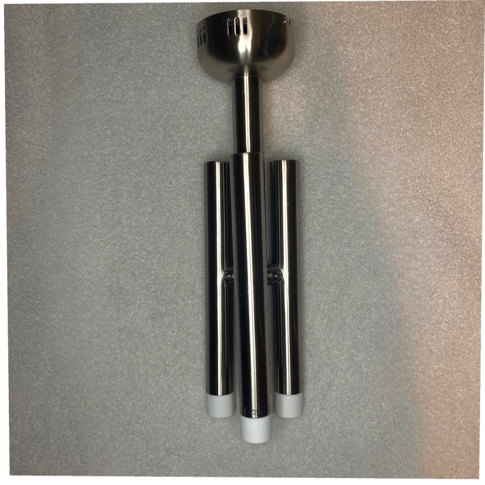 Світильник стельовий Paulmann Gala Traversa 3x10W, E14, 230V на три лампи, стильна люстра металева срібляста, рухома, променева Київ - фото 3