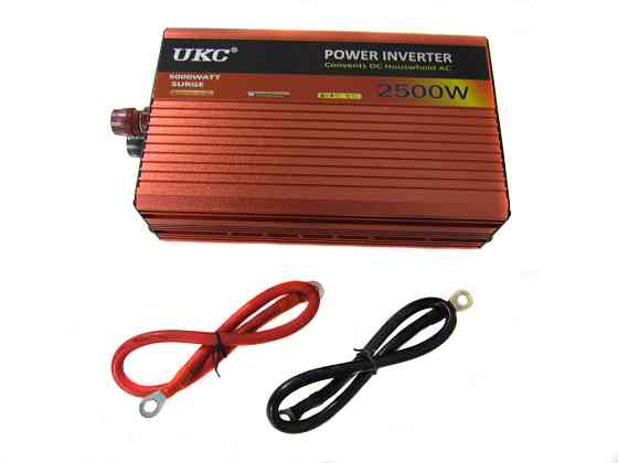 Перетворювач авто інвертор UKC 12V-220V AR 2500W c функцією плавного пуску Винница