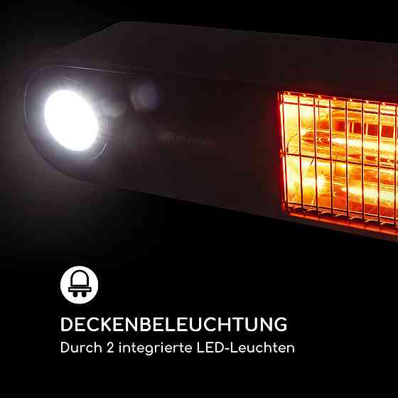 Вивчальний нагрівач Gold Bar Shine 2000 Вт 2 світлодіоди алюміній (Німеччина, читати опис) Рівне