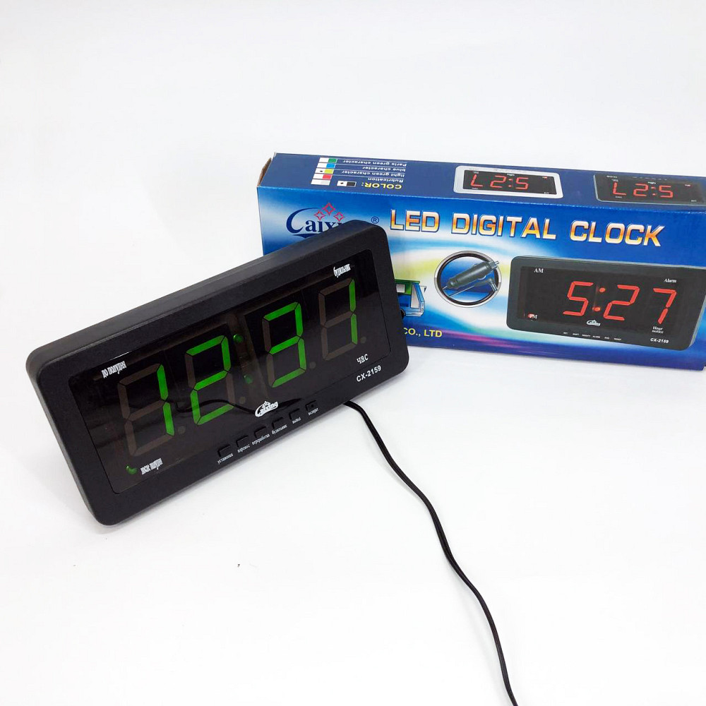 Стильные настольные часы Caixing, Электронные часы со встроенным дисплеем Классические настольные PN-14 Ивано-Франковск - изображение 10
