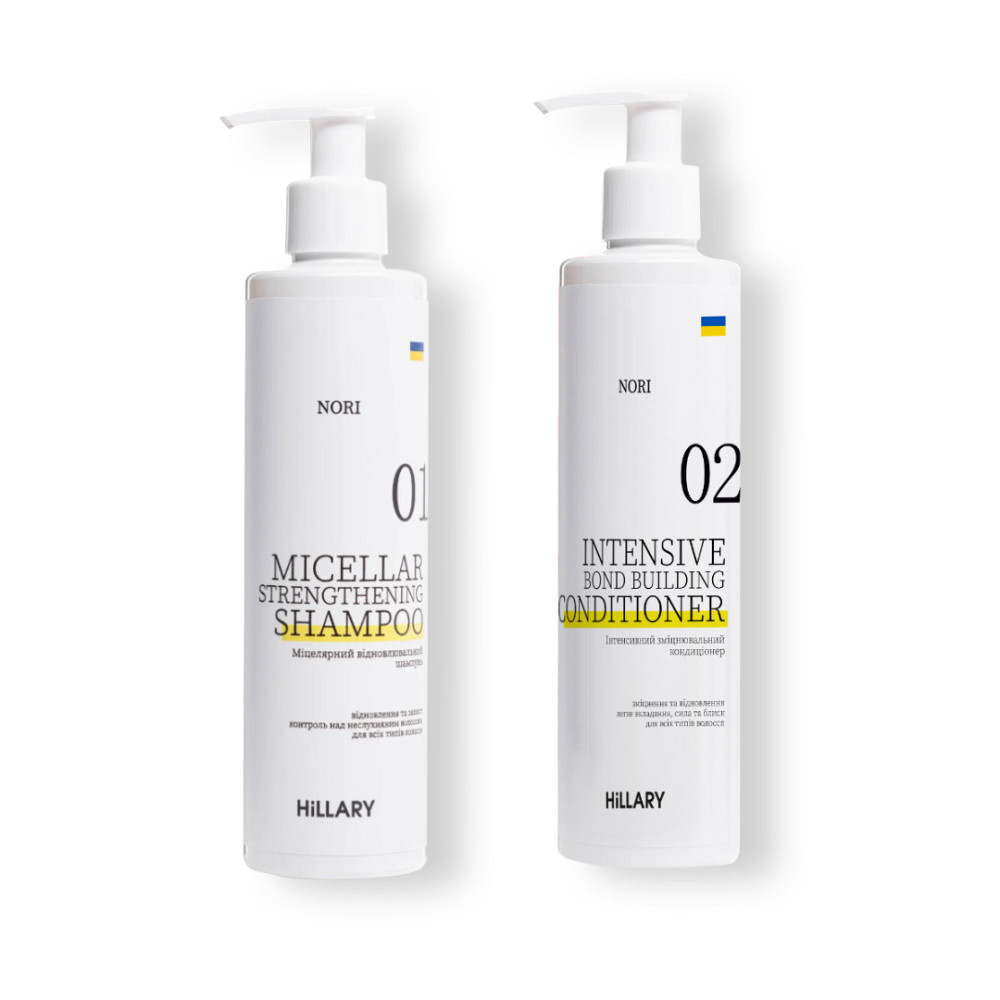 Набір для всіх типів волосся Intensive Nori Building and Strengthening Hillary Київ - фото 1