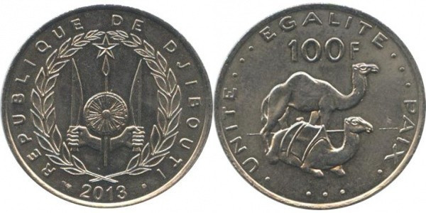 Djibouti Джибути 100 Francs 2013 UNC Полтава - фото 1