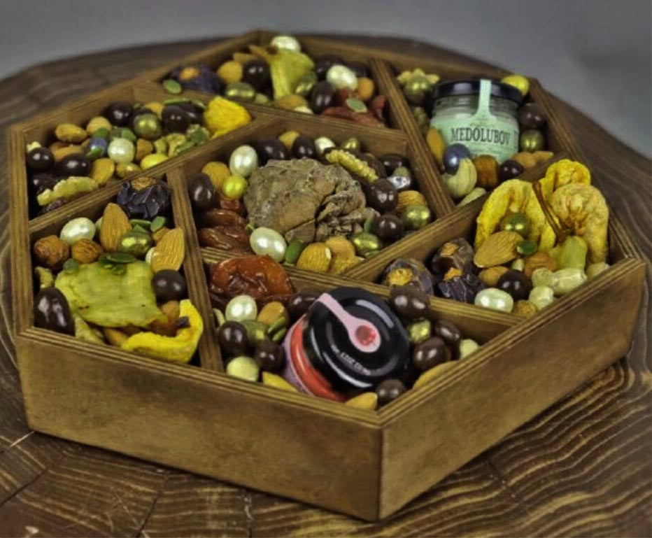 Менажница деревянная 