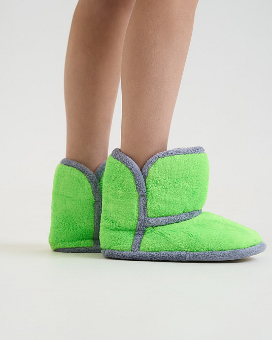 Женские Сапожки-угги для дома - Зеленый Nicoletta 305-3 Киев - изображение 3