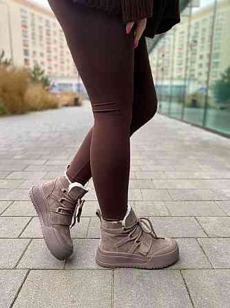 Уги жіночі PLPS -5 коричневі (зима, замша натуральна) (6020) 39 Коломыя