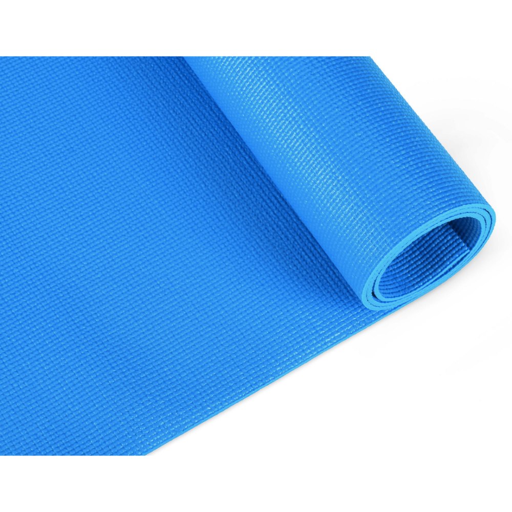 Килимок (мат) для фітнесу та йоги Gymtek 0,4см синій Київ - фото 4