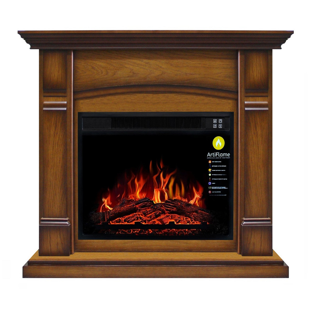 Камінокомплект ArtiFlame MANCHESTER AF23S ДУБ АНТИК (зі звуком) Львів - фото 1