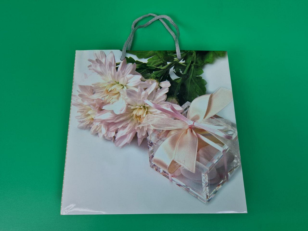 Пакет бумажный подарочный квадратный 23*24*10(артKV-204) (12 шт) Харьков - изображение 2