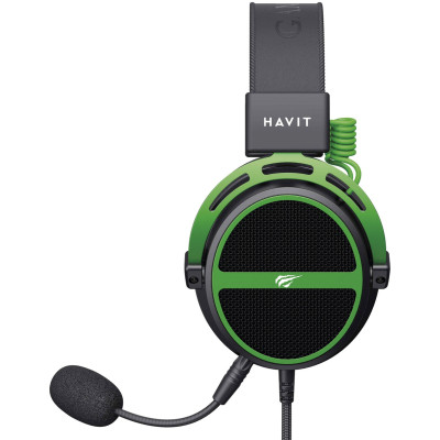 Навушники Havit HV-H2030E Black/Green (6939119067076) Вінниця - фото 3