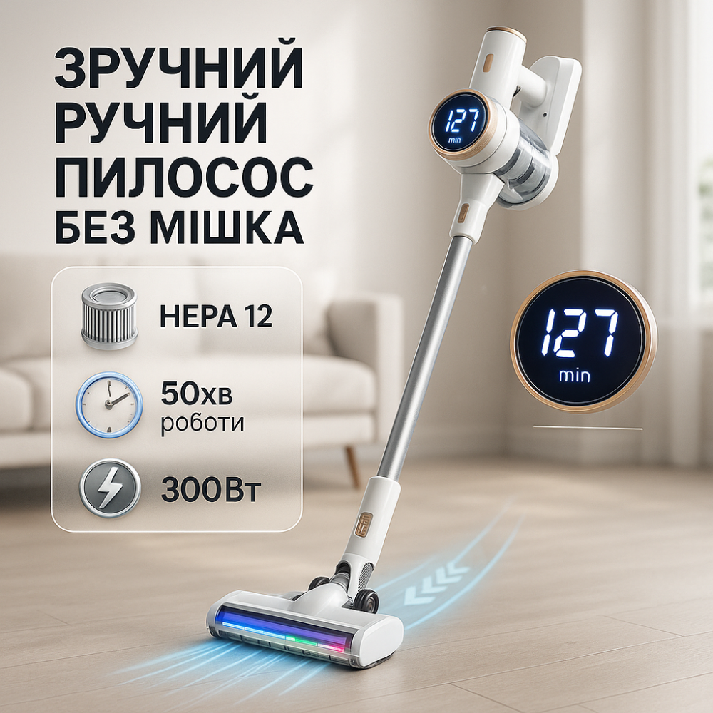 Вертикальный пылесос для повседневного использования Adler AD 7079 300Вт, Топ вертикальных пылесосов PV-51 Львов - изображение 3