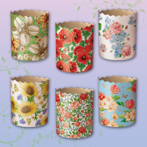 Форми для Пасок 150 гр d70 h85 Квіти 50 шт/пач. Харків - фото 3