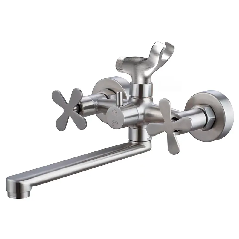 Смеситель для ванной Zerix GTA-006-A Euro из нержавеющей стали ZX4838 Харьков - изображение 1