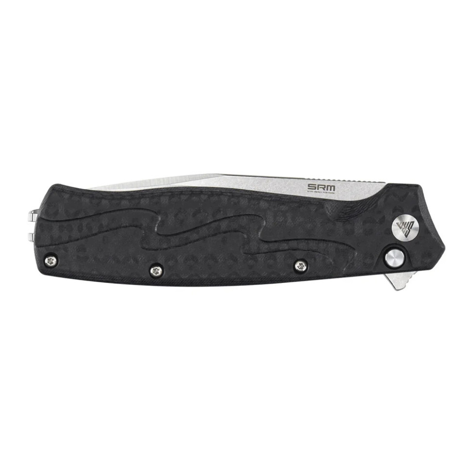 Ніж складаний туристичний SRM 221X-GB (9.2 см) 14C28N / G10 чорний Київ - фото 8
