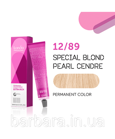 Крем-краска  для волос Лонда Londa Color Permanent Special Blond 12/89 Киев