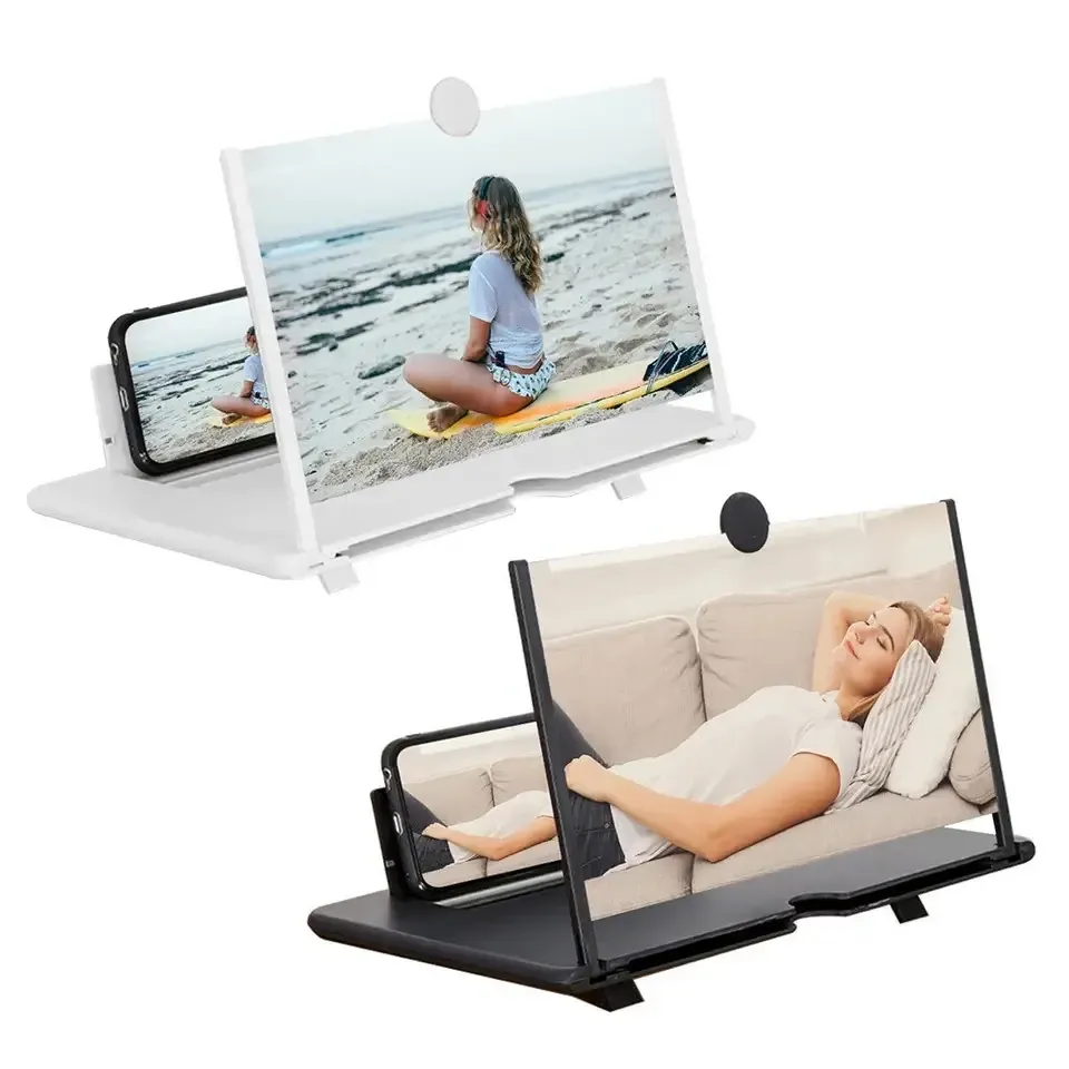 Універсальний 3D збільшувач екрана мобільного телефону ❖ Підставка - власник смартфона. Білий Полтава - фото 1