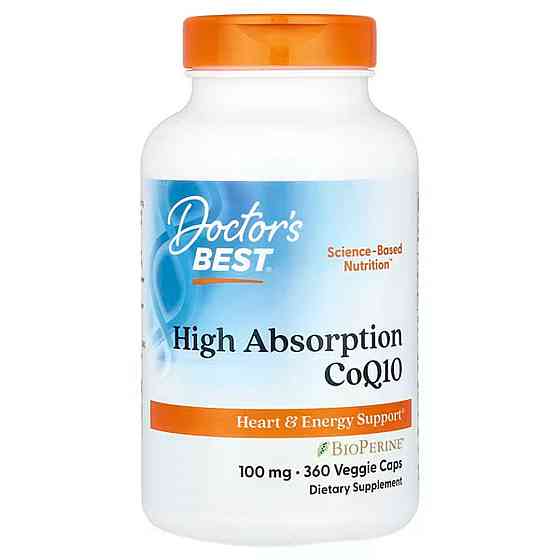 Коензим Q-10 з біоперином (CoQ10 with Bioperine), 100 мг, 360 капсул Київ