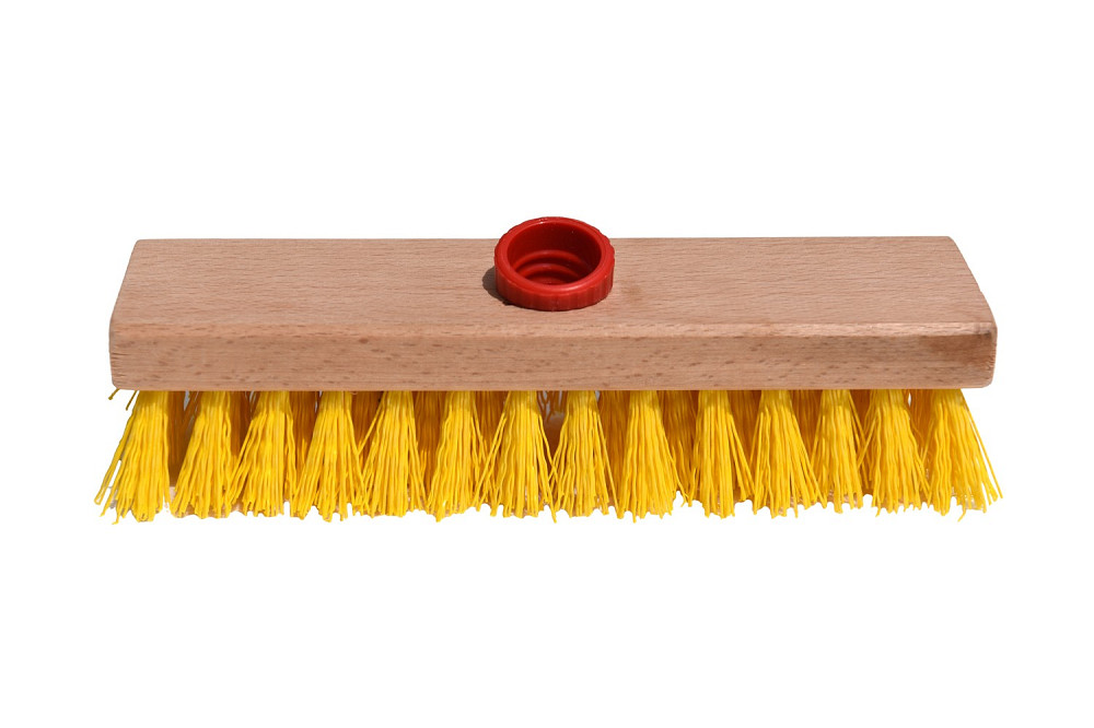 MASTERTOOL Щітка господарська для миття MASTERTOOL дерев'яна колодка 200х55х52/35 мм ПК без руч Коломия - фото 1