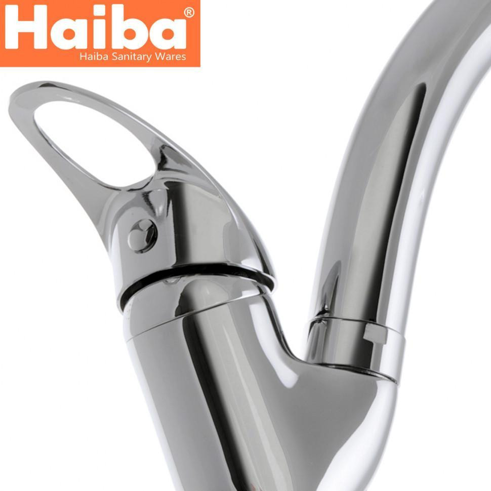 Смеситель для кухни HAIBA PREMIERE 777 гайка Харьков - изображение 3