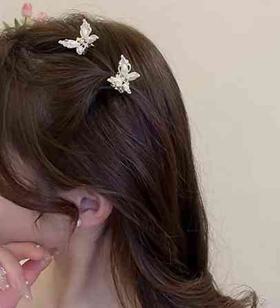 Заколка-крабік "Метелики" 2 шт Сміла